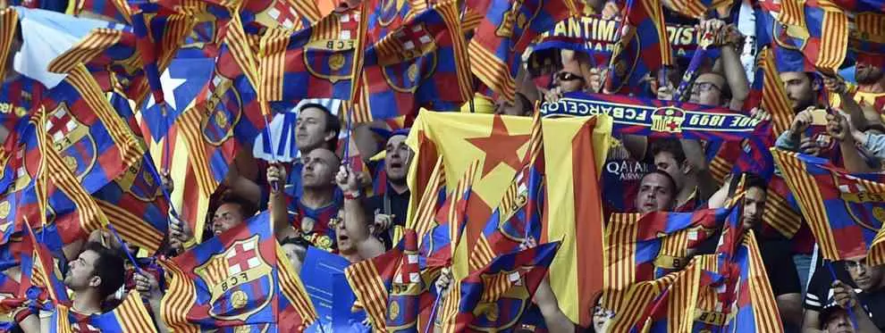 Los motivos por los que el Barça no prohíbe la entrada de esteladas