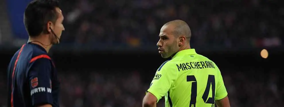 La estrategia del Barça para que Mascherano juegue el clásico