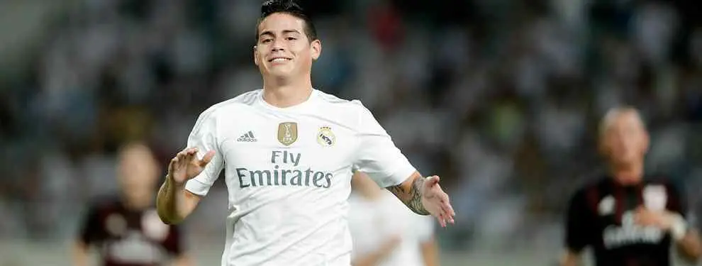 Se avecina guerra Madrid-Colombia por James: Benítez hará de escudo