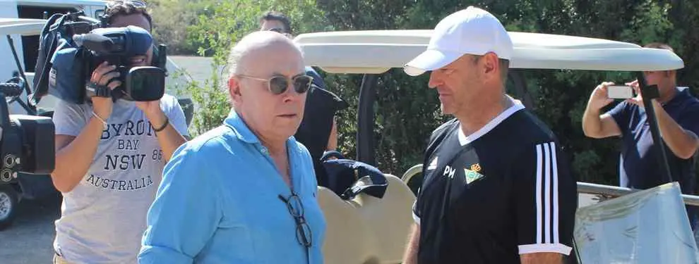 Al presidente del Betis no le hacen gracia las peticiones de Pepe Mel