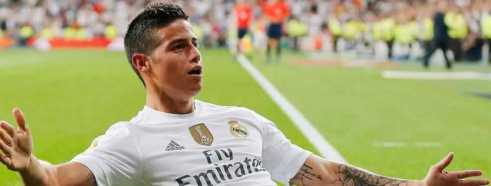 El Real Madrid (encantado), posicionará a James para el Balón de Oro