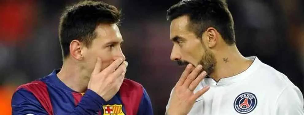 Lavezzi espera impaciente que suene el teléfono: Si me llaman del Barça voy