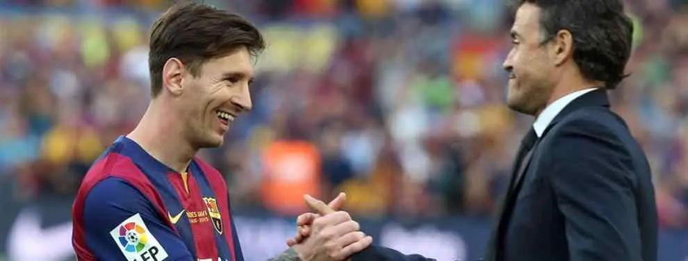 Luis Enrique y Messi pactan (en secreto) la estrategia para el clásico