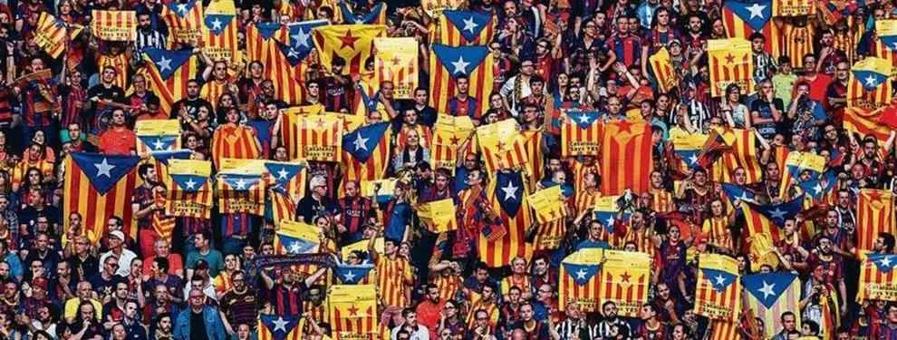 La UEFA se arruga ante el Barça por el asunto de las banderas esteladas