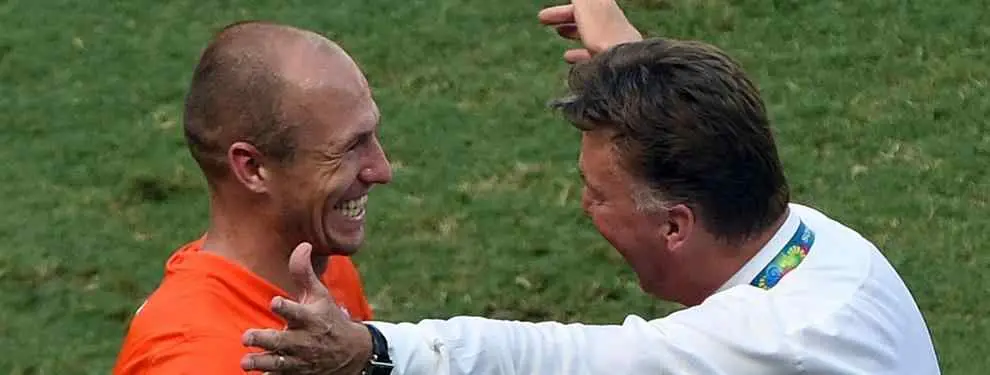 Lo de Van Gaal con Robben va en serio: El United tantea al holandés