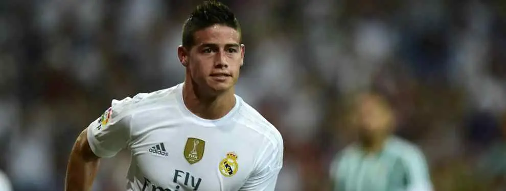 Malas caras en el vestuario del Real Madrid con James Rodríguez