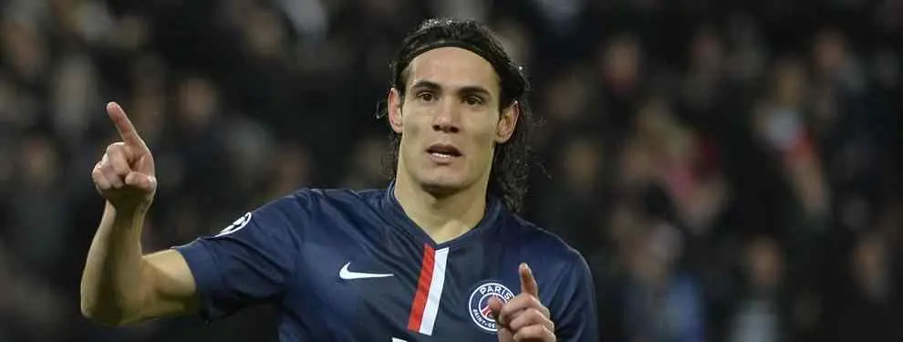 El Atlético restablece las vías de diálogo con el PSG por Edinson Cavani