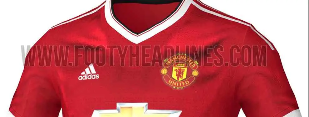 Retirada frutas hostilidad Primera imagen de la camiseta del Manchester United para la temporada 2016 -2017