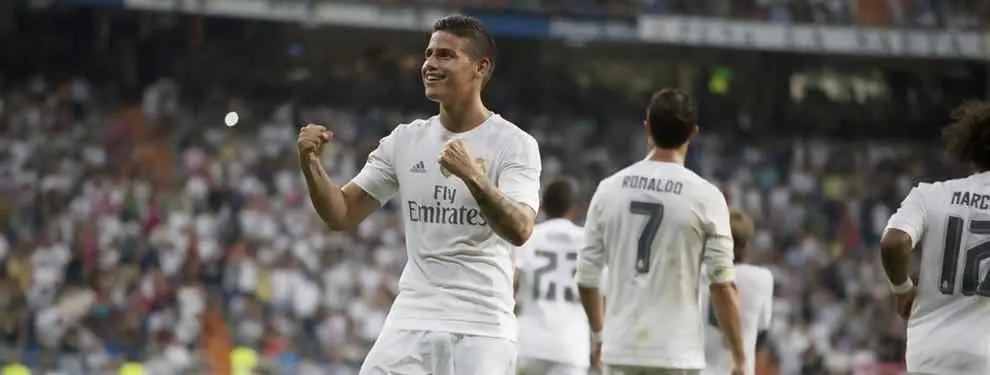 Rafa Benítez insinúa un problema de sobrepeso en James Rodríguez