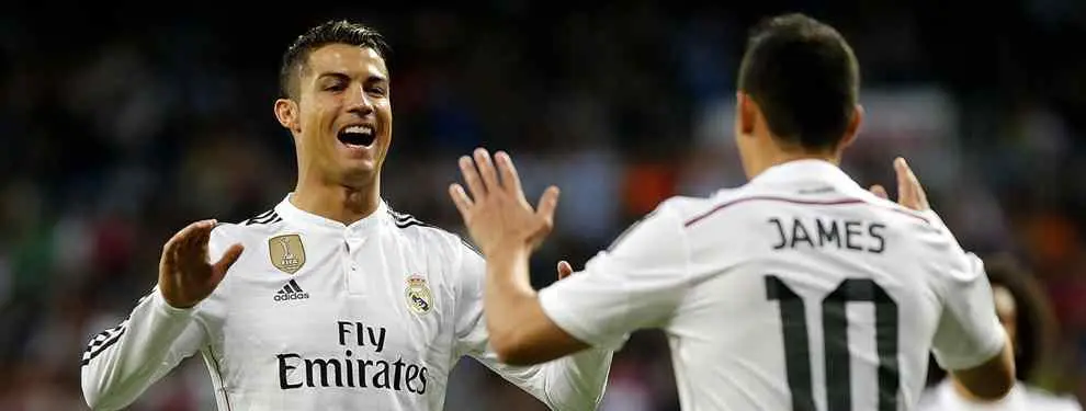 El 'palo' (importante) de James Rodríguez a Cristiano Ronaldo para empezar 2016