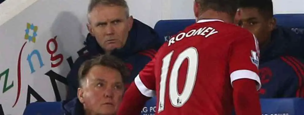 Saltaron chispas entre Van Gaal y Rooney momentos antes del Boxing Day