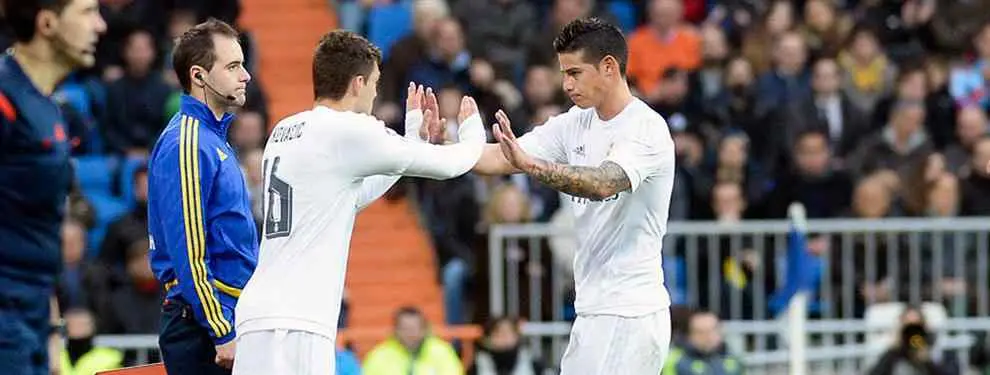 James Rodríguez enfrenta al Bernabéu con Rafa Benítez (otra vez)