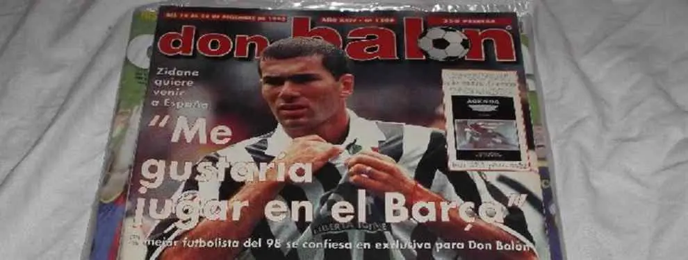 La portada de DB del 'Zidane culé' levanta ampollas en el madridismo