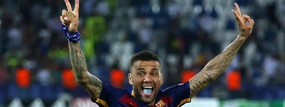 Lo que Luis Enrique tiene en la cabeza a corto plazo sobre Dani Alves