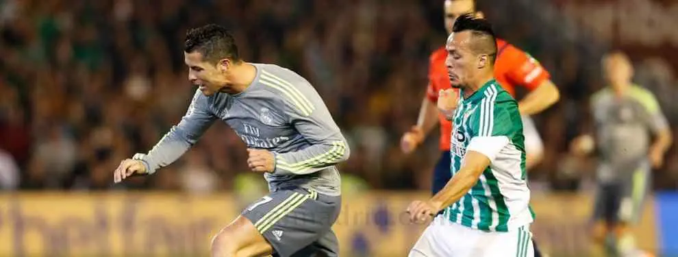 Hubo 'escenita' de Cristiano Ronaldo en el vestuario del Benito Villamarín