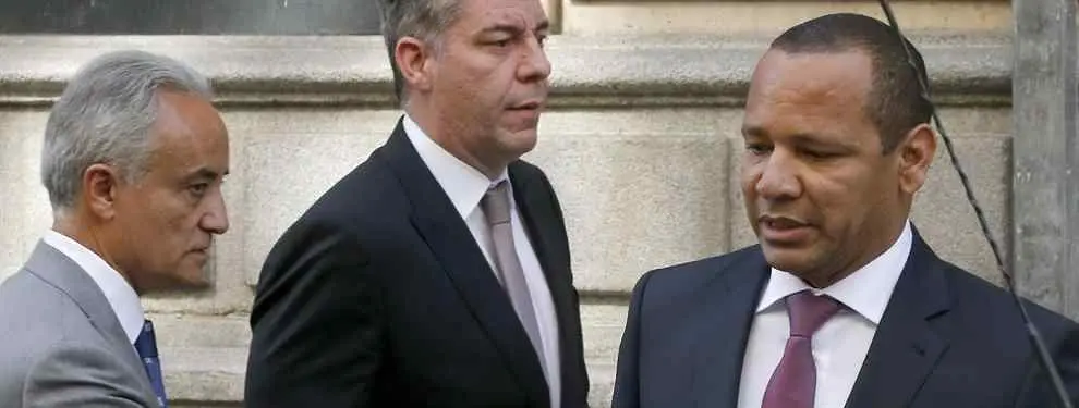 Las risas de Florentino Pérez con el ‘papá’ de Neymar