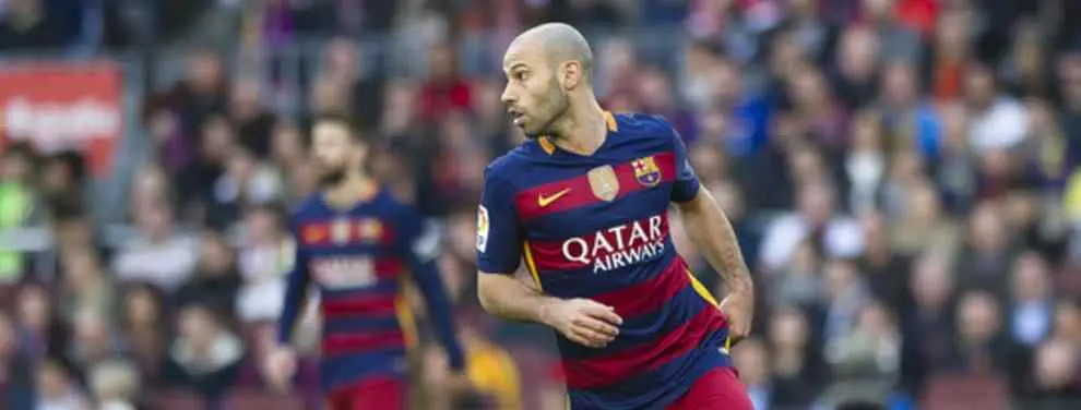 Los problemas con el fisco empujan a Javier Mascherano fuera de España