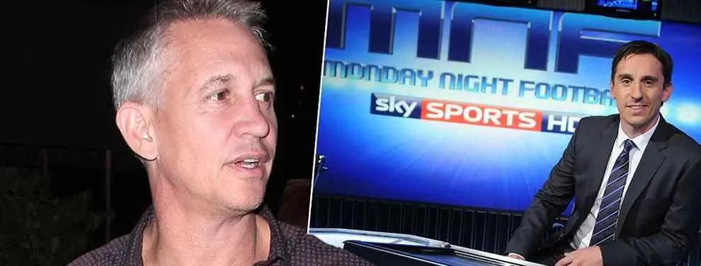 El polémico tuit de Gary Lineker en el que se burla de Neville