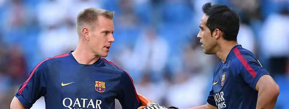 Ter Stegen vuelve a liarla en el Barça con la titularidad de Claudio Bravo