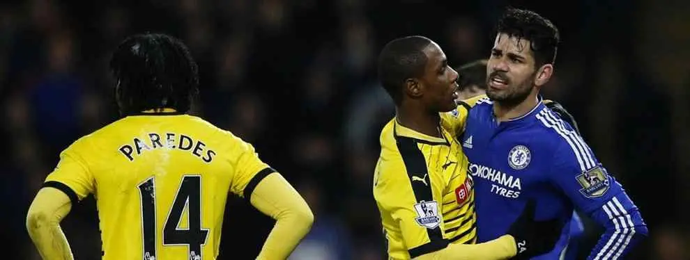 El último lío de Diego Costa le cuesta una bronca a Juan Carlos Paredes