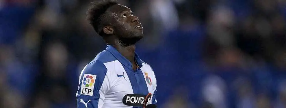 La grave crisis deportiva del Espanyol afecta a la situación de Felipe Caicedo