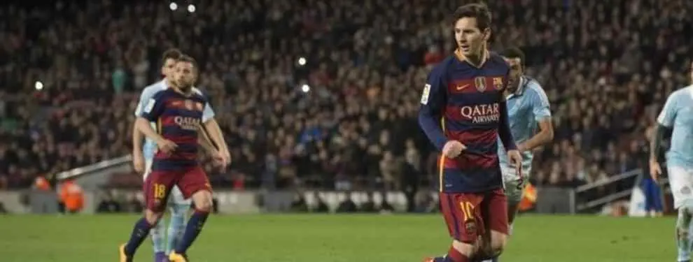 La reacción de un Messi asombrado: 