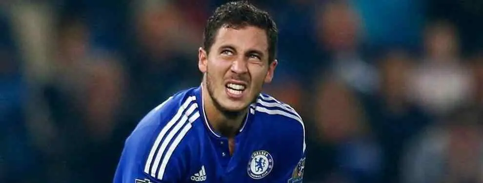 Palos a Hazard tras su partido ante el PSG en París: 