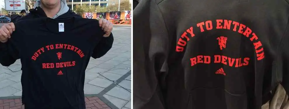 Adidas lanza ropa del United... ¡en la que se mofan de Van Gaal!