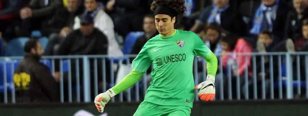 El drama que vivirá 'Memo' Ochoa en Málaga ante la visita del Real Madrid