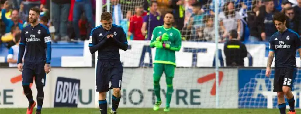 Los grandes damnificados en el vestuario del Madrid tras el empate en Málaga