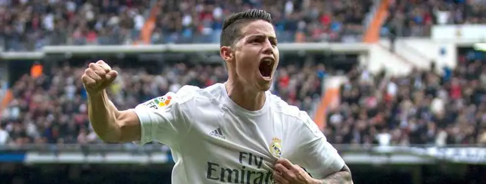 Las vías de escape de James Rodríguez del Real Madrid