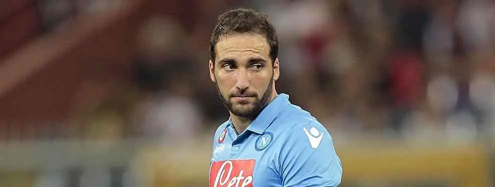 La situación tensa entre Higuaín y el Nápoles moviliza a equipos de la Liga
