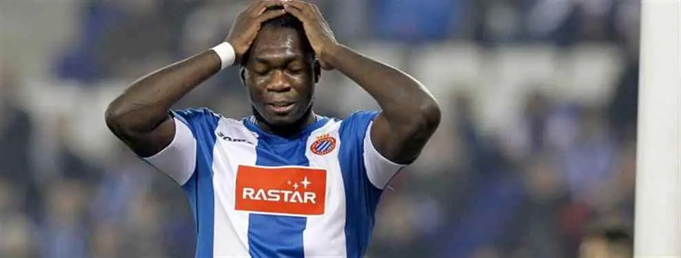 Felipe Caicedo podría ver amenazada su posición de líder en el Espanyol