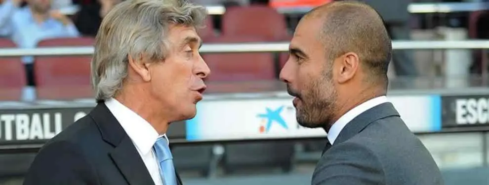 Golpe bajo de Pellegrini a Guardiola en el Manchester City