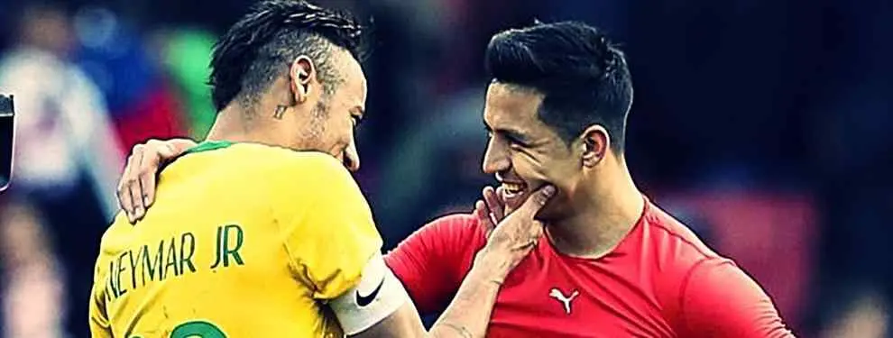 Alexis cuenta su verdad sobre el Arsenal a sus amigos del FC Barcelona