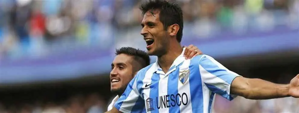 Roque Santa Cruz y su primer 'fichaje' de un futbolista para el Málaga