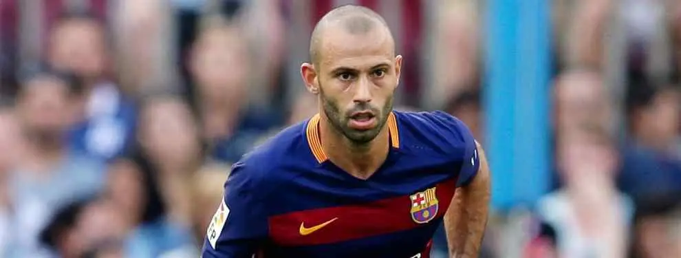 Todos los dedos señalan a Javier Mascherano en el Barça