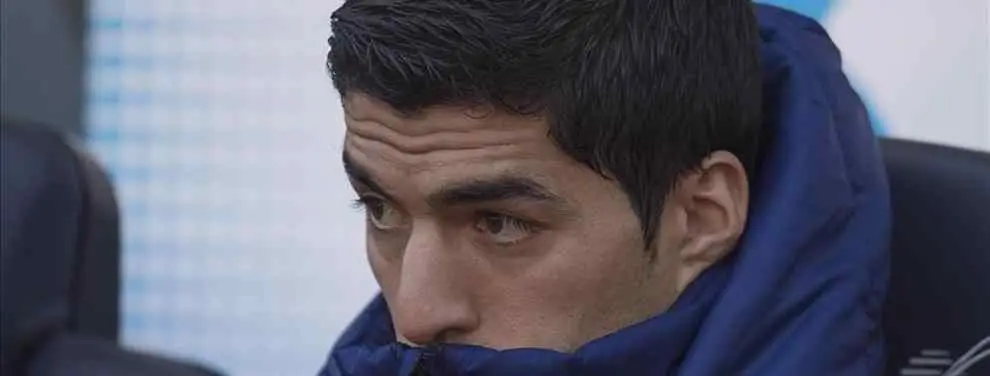 El calentón de Luis Suárez con Luis Enrique