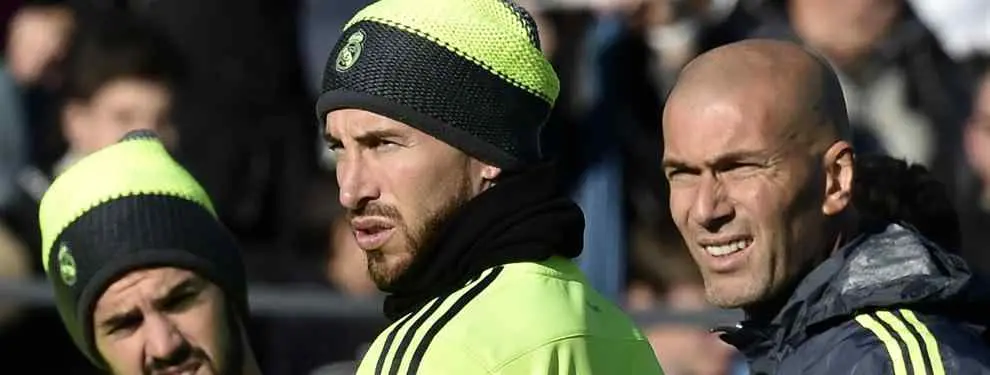 Zidane estudia dejar a Sergio Ramos fuera del equipo
