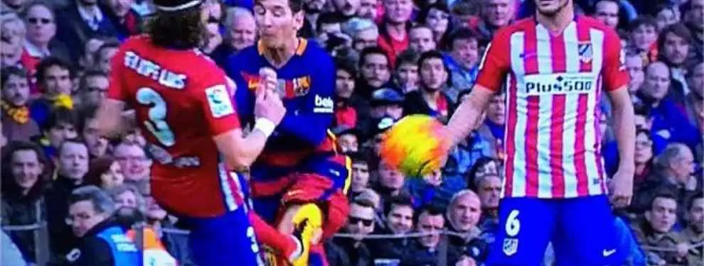 Messi pasa olímpicamente de las rajadas de Filipe Luis contra él