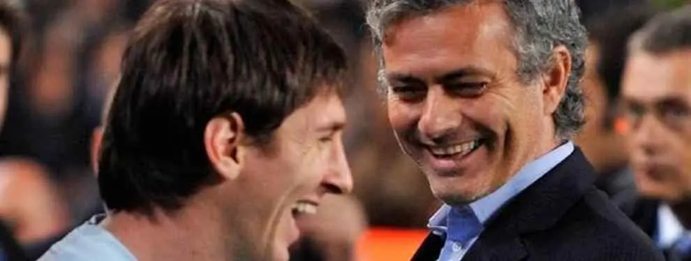 Mourinho manda un mensaje a Cristiano Ronaldo a través de Messi