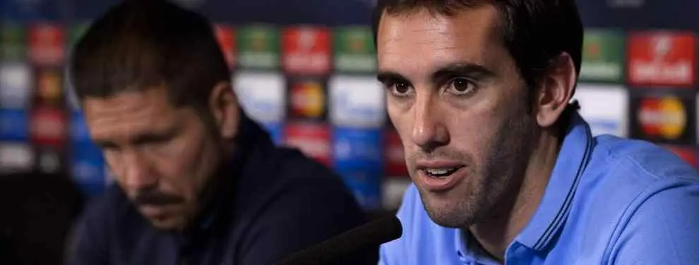 Simeone está inquieto con las noticias que le llegan sobre Godín