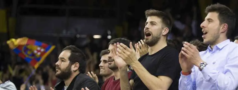 Piqué dio rienda suelta a su antimadridismo en el clásico del baloncesto