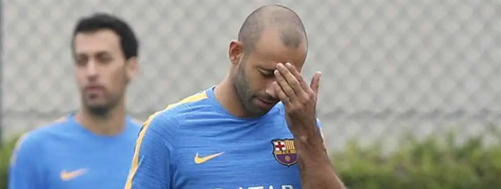 Mascherano abre la puerta de salida al Barça: 