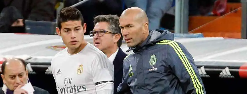 Los planes de Zidane para el Clásico comprometen a James Rodríguez