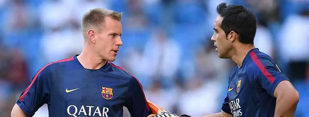 La estadística que saca los colores a Ter Stegen en su lucha con Claudio Bravo