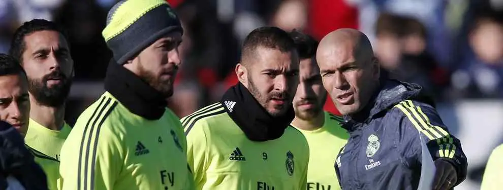 El contundente mensaje de Zidane al vestuario del Madrid para el Clásico