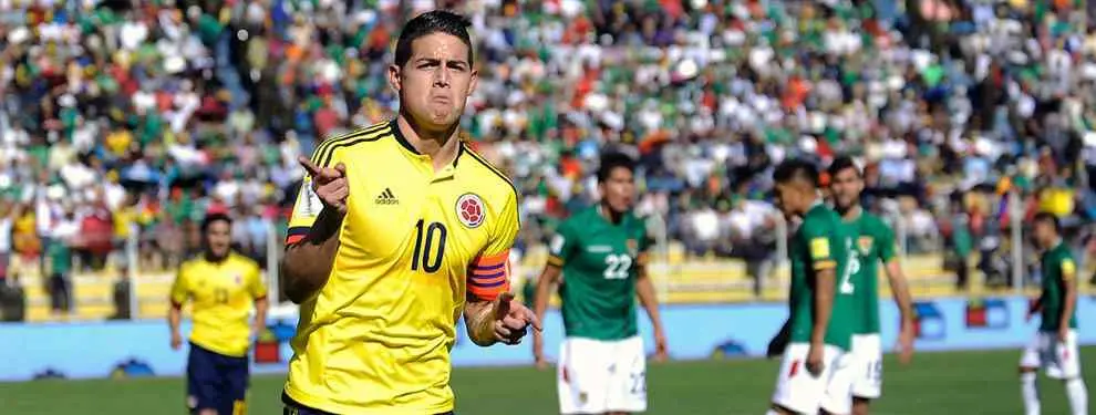 A James le espera una charla en Madrid tras su último mensaje a Zidane