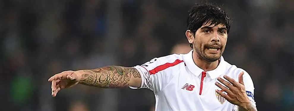 Susto y más motivos para la huida en el regreso de Banega a Sevilla