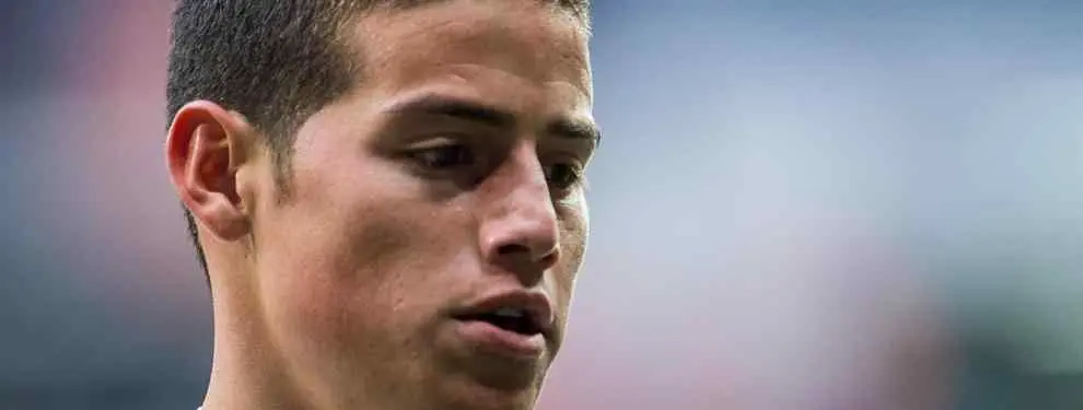 Las lágrimas de James Rodríguez en Madrid